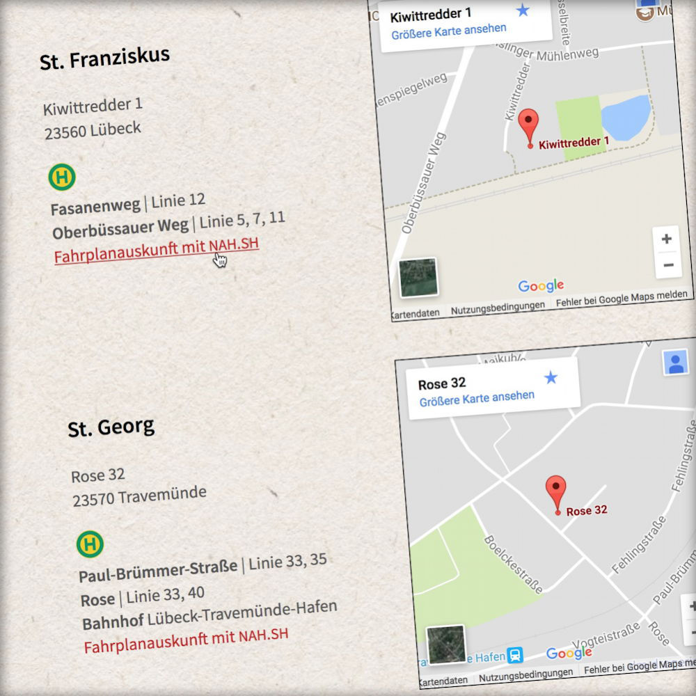 Wegbeschreibung 1000
